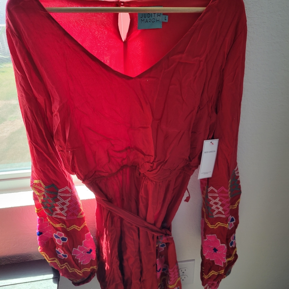 Judith March Embroidered dress